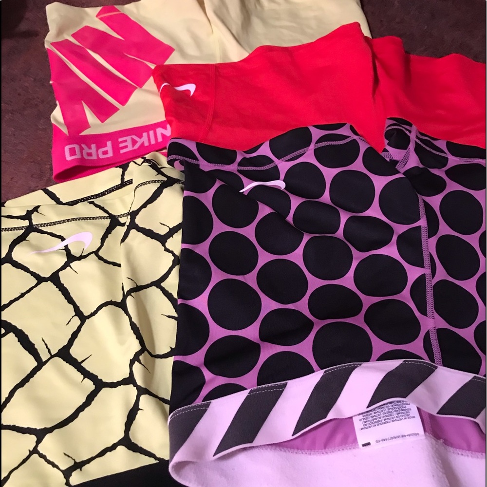 Bundle of NIKE compression shorts! FOUR TOTAL